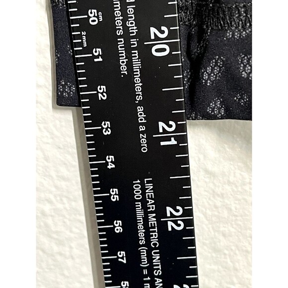 Lululemon Sz 6 Wunder Under Hi-Rise Tight Overlace HR Ice Grey Black Cropped 21" - Picture 9 of 10